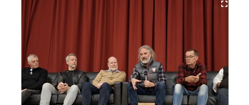 Q&A panel at The Hemp Road Trip screening in Deniliquin
